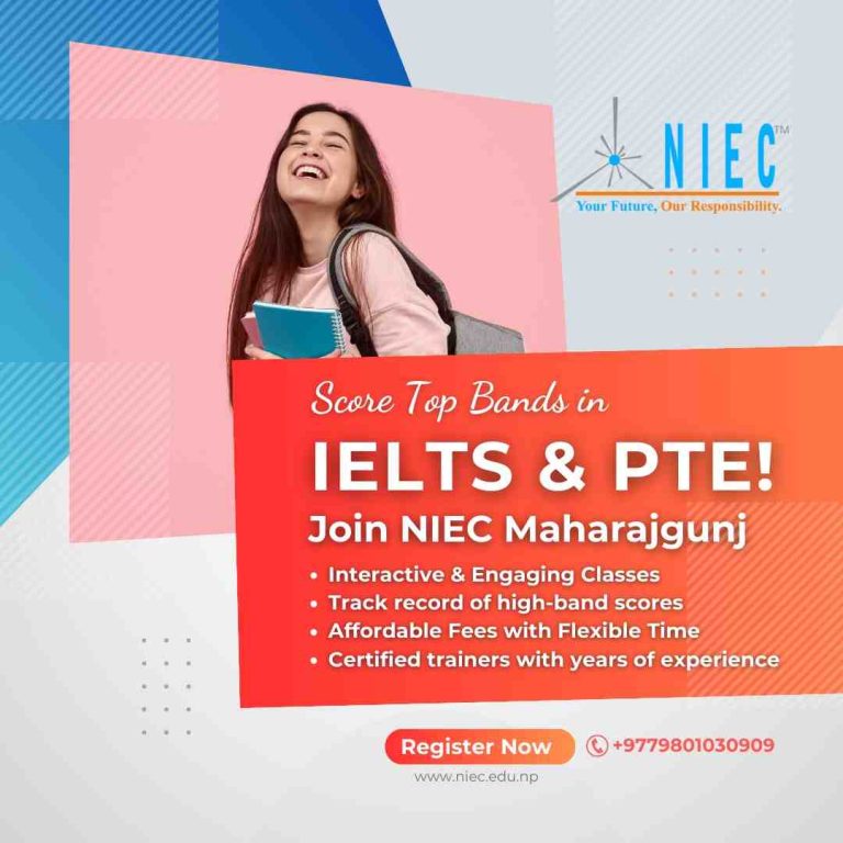 IELTS & PTE Classes in Kathmandu - NIEC Maharajgunj